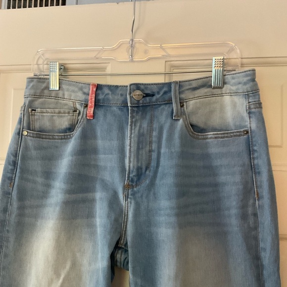 Driftwood Farrah Flare Jeans Bandana Insert Size 28 Boho Festival Western Rodeo - Picture 2 of 8